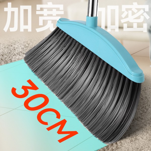 Broom and dustpan set, soft bristled broom and dustpan combination, single sweeping broom, household garbage shovel, non stick to hair