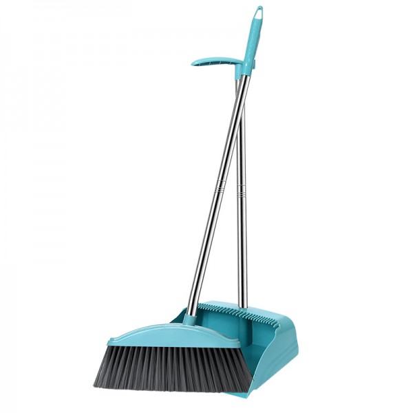 Broom and dustpan set, soft bristled broom and dustpan combination, single sweeping broom, household garbage shovel, non stick to hair