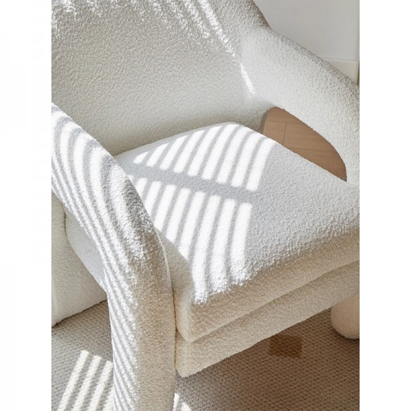 Elephant Trunk Chair with Simple and Trendy Sofa for Living Room, Single Person Leisure Fabric Luxury High-end