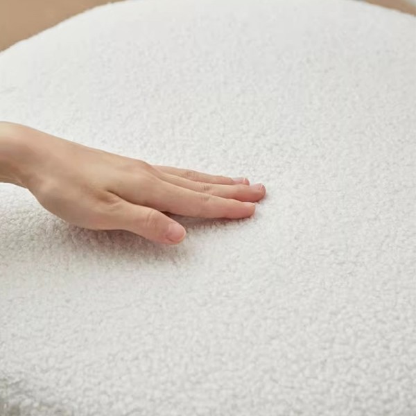 Dining chair, luxury backrest chair, modern minimalist lambswool makeup chair, designer dressing stool