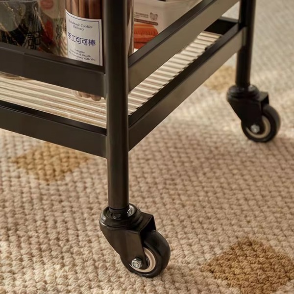 Ebi Trolley Used Changhong Tempered Glass Movable Internet Celebrity Snack Cart Small Tea Table