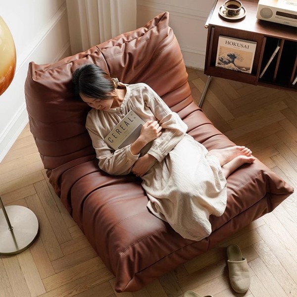 Caterpillar Sofa Home Tatami Lazy Chair for Lying Down and Sleeping Living Room Leisure Single Chair