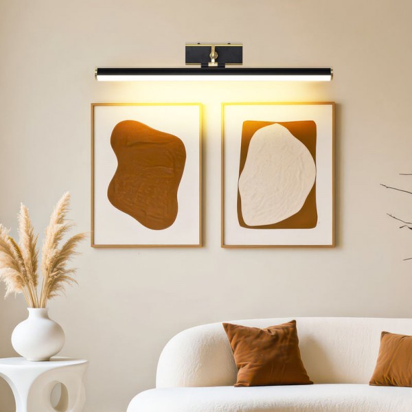 Modern LED Indoor Black Wall Lamps for Living Room 8W Wall Mounted Picture Lights Over Art IP44 Bathroom Vanity light for Hotel