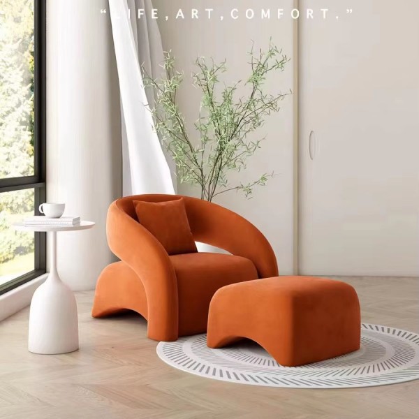 Single Leisure Sofa Chair for Living Room Dining Simple Lazy Design Leisure Furniture