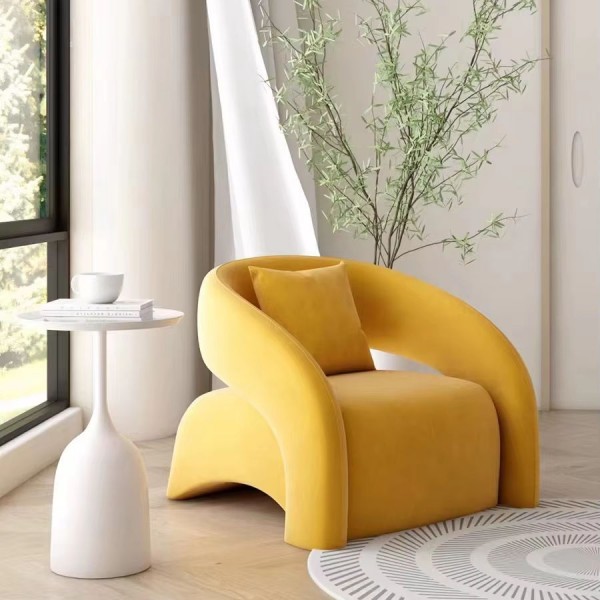 Single Leisure Sofa Chair for Living Room Dining Simple Lazy Design Leisure Furniture