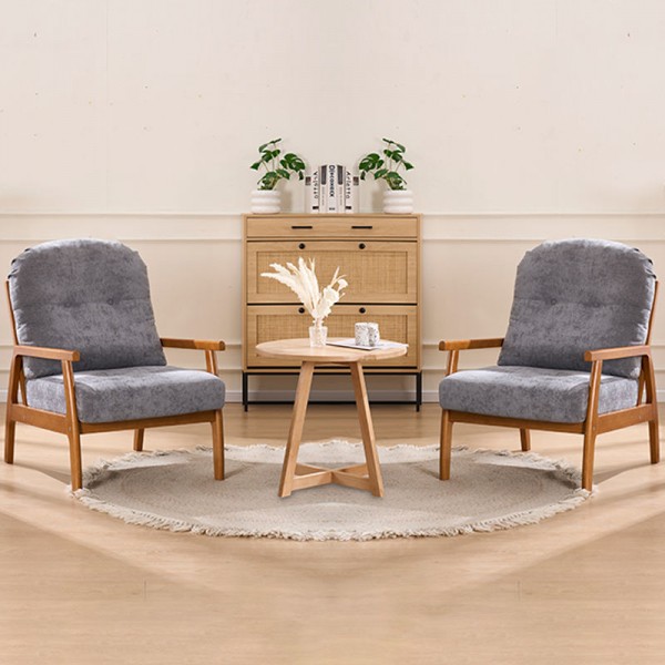 Hot Custom Factory Selling Modern Simplicity Home Furniture Solid Wood Frame Handmade Sponge Cushion Leisure Living Room Sofa