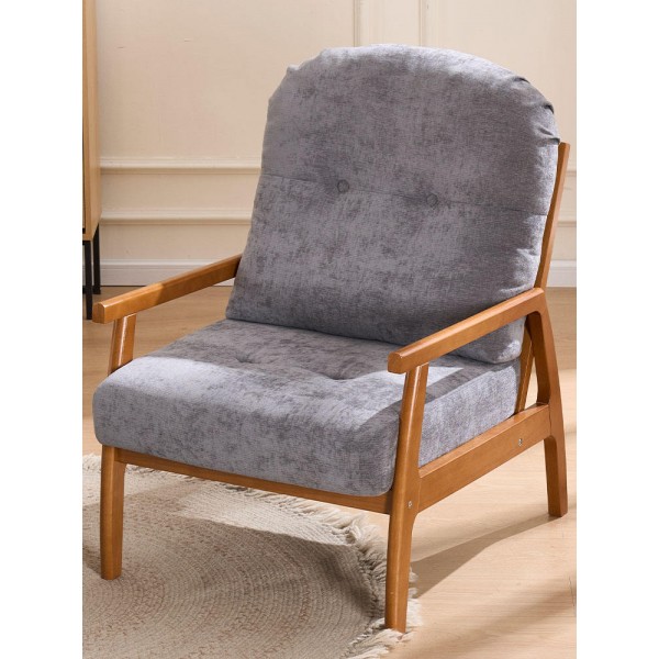 Hot Custom Factory Selling Modern Simplicity Home Furniture Solid Wood Frame Handmade Sponge Cushion Leisure Living Room Sofa