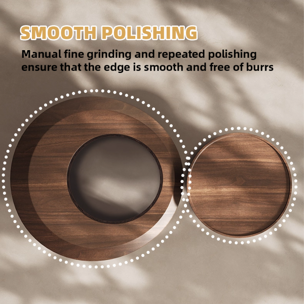 Contemporary Center Coffee Table Luxury Wood Home Coffee Table for Living Room Modern Wood