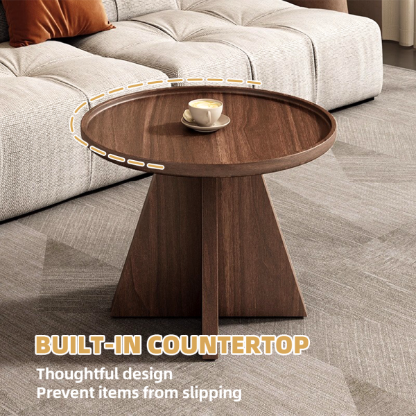 Contemporary Center Coffee Table Luxury Wood Home Coffee Table for Living Room Modern Wood