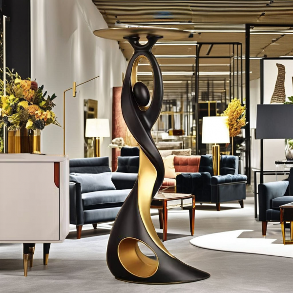 Elegant Modern Luxury Design Solid Wood Console Table Large Ornament Metal for Home Porch Living Room Hall Living Room Furniture