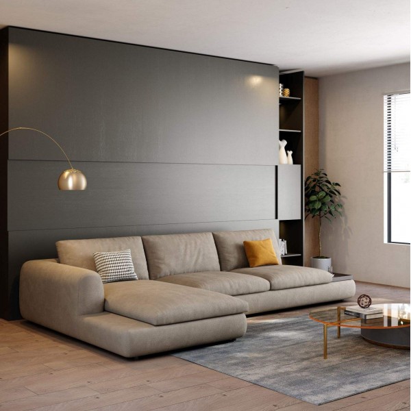 Italian Villa Luxury Sofa Set Couches Living Room Corner Sofa for House Corner Sofa Modern