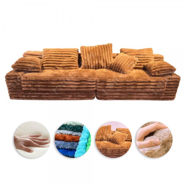 Modern Luxury Couch Living Room Sofa Sectional Furniture Indoor l Shape for Home Lazy 3 Seater Relaxing Designs