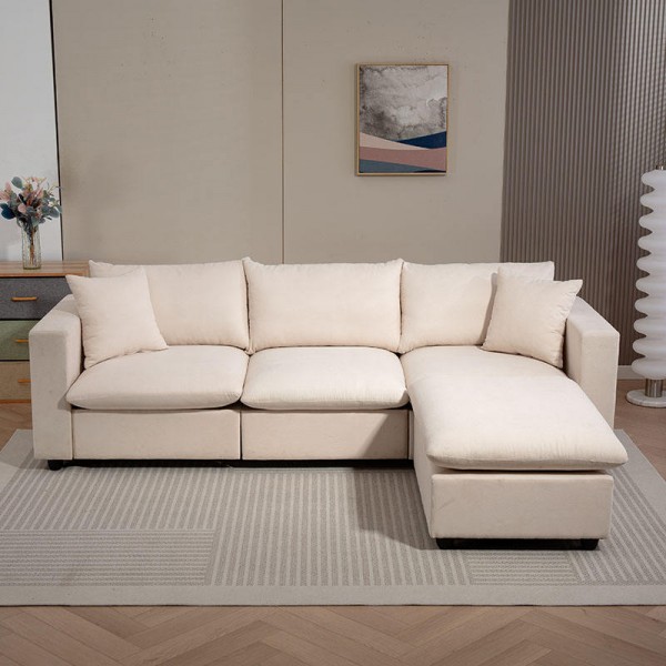 with Compressed Modern Sofa Modular Sectional Sofa Room Couch Set for Home or Hotel Corner Living Room Furniture