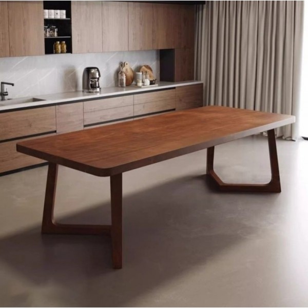 American-Style Minimalist Solid Wood Dining Chair Light Luxury Home Furniture Modern for Study Hotel Guesthouse Dining Room