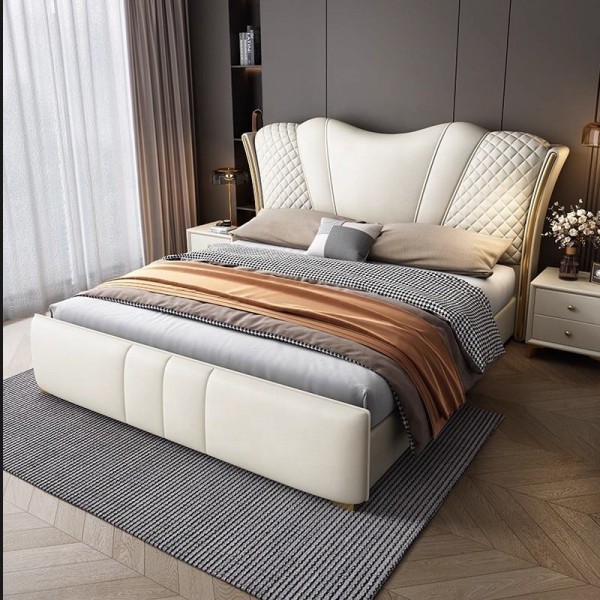 Bedroom Furniture Set modern designer style Luxury King Size Bed Modern