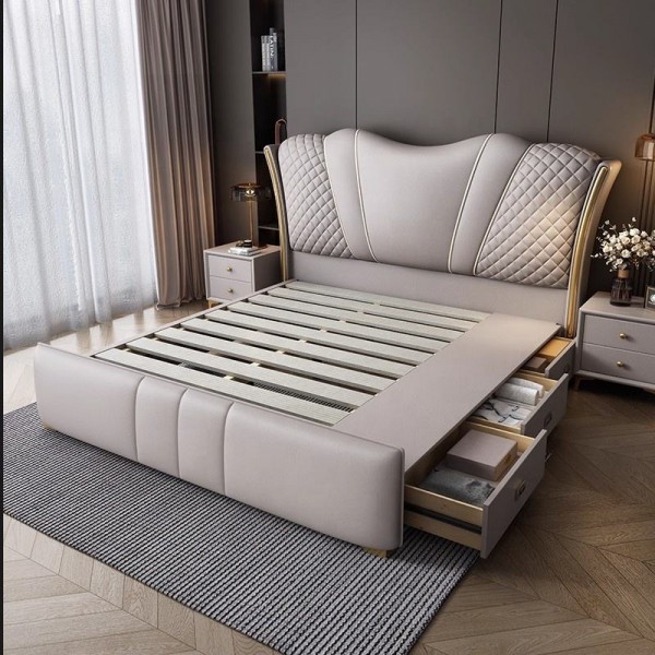 Bedroom Furniture Set modern designer style Luxury King Size Bed Modern