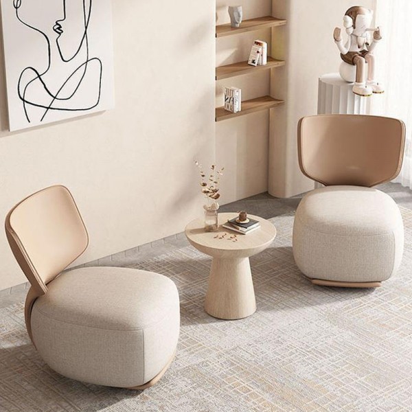 Home Furniture Single Nordic Sofa Chair Velvet Fabric Arm Accent Chairs for Living Room Modern Luxury Leisure Chair