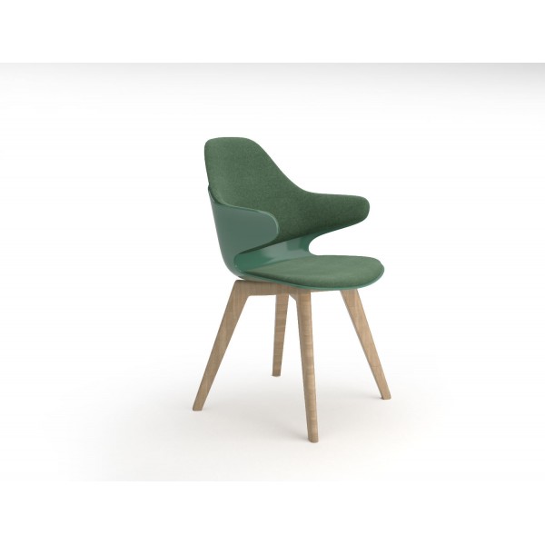 Exclusive Innovative Design Accent Chairs Furniture Living Room Modern Wooden Lounge Blue Accent Chair