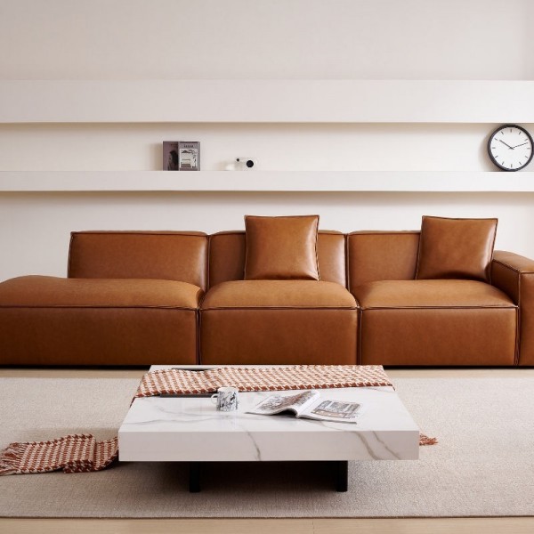 Customized Fashion Design Modern Popular Sofa Living Room Leather Sofa Set Eco-leather Sofa