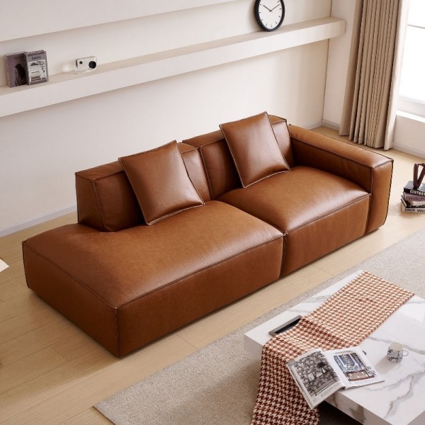 Customized Fashion Design Modern Popular Sofa Living Room Leather Sofa Set Eco-leather Sofa