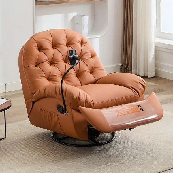 Modern Luxury Living Room Swivel Electric Massage Chairs Lounge Arm Rocking Sofa Relaxing Reclinertufted Lazy Furniture Design