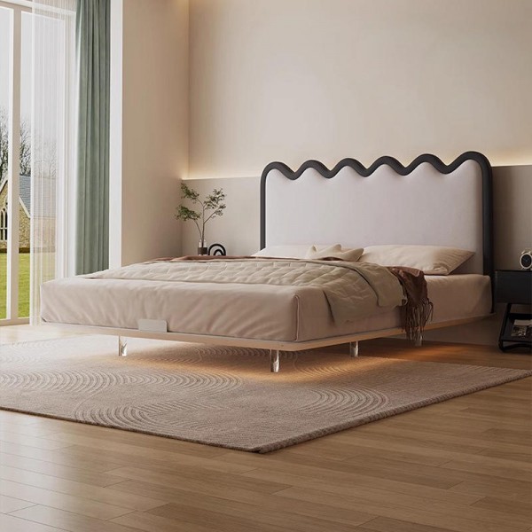 High Quality Modern Metal Queen Bed Double Master Room Home Luxury King Size Mdf Bedroom Furniture Set