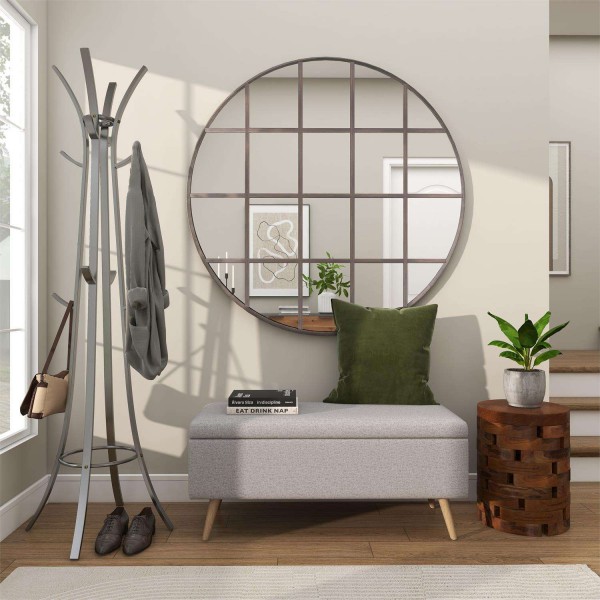 Metal jacket hanger clothes/hat hanger floor/corner side use hanger household goods