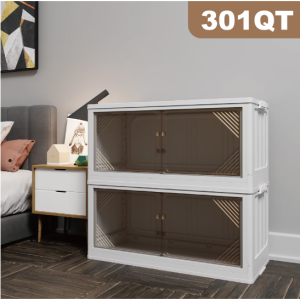 Fabric storage organiser, foldable plastic storage box, home goods, wheels, office organisation, convenient folding storage