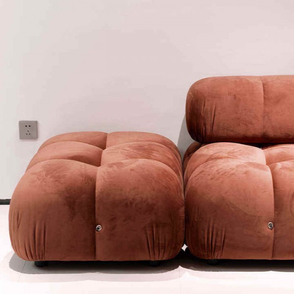 Contemporary Nordic Modern Luxury White Modular Combination Sofa Large Size Feather Luxury Living Room Furniture Villa Soft Cushion