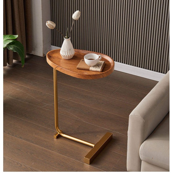 Luxury Oval Mini Coffee Table Custom Living Room Bedroom Furniture c Shape Sofa Small Coffee Table Side Tables