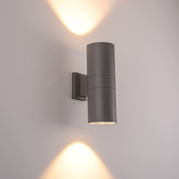 Aluminum LED Outdoor Wall Light Fixtures, Waterproof IP65 Wall Mounted Lighting for Garden Pathway & House Exterior