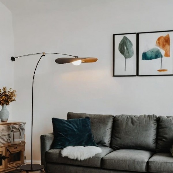 Nordic Living Room Floor Lamp Reading Lighting Designer UFO-Shaped Floor Lamps Home Decor Luxury