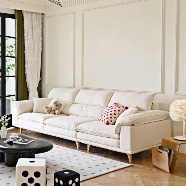 Modern China Style Indoor Living Room Furniture Sets Fabric Home Sofa