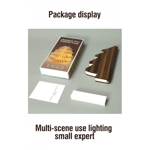 2025 Trading Products Rechargeable Folding Lighting Paper Lamp Portable Bedroom Table Christmas Gift Flexible E26 Lantern for