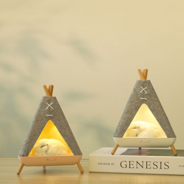 OEM Nordic LED Table Lamp with Creative Bedside Decoration, Wireless Speaker for Study, Office, and Living Room