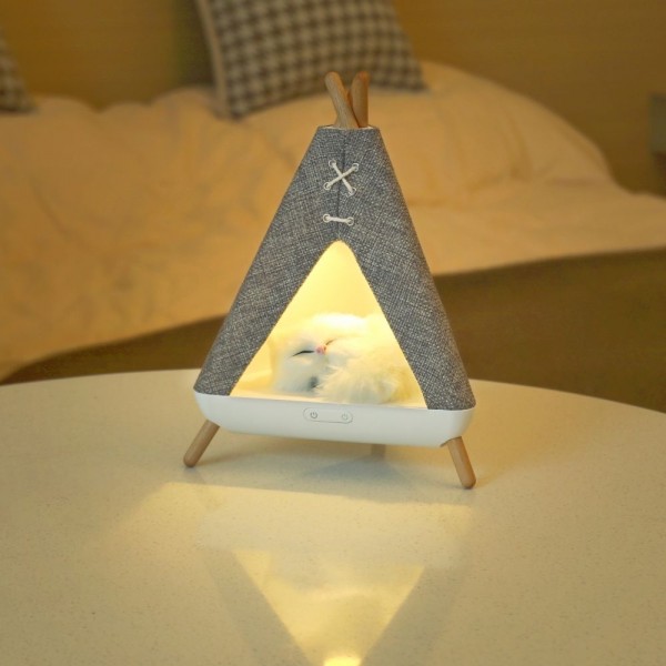 OEM Nordic LED Table Lamp with Creative Bedside Decoration, Wireless Speaker for Study, Office, and Living Room