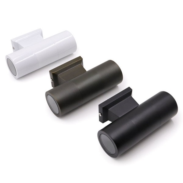 Contemporary Double Head Vertical Waterproof IP65 Outdoor Wall Mounting up and Down Courtyard Garage Porch Wall Lights