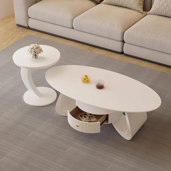 Home Living Room Furniture Sets Fashionable Light Luxury Modern High-end Coffee Tables Sofa Side Table for High-end Home Use