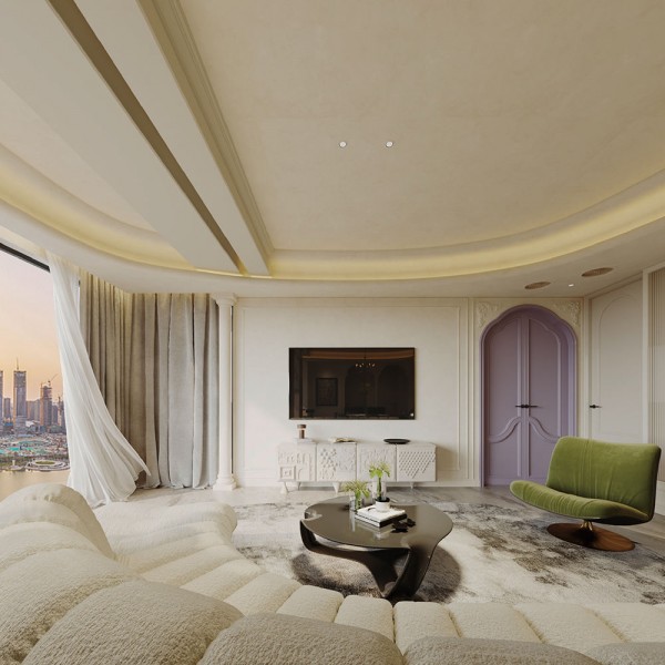 Luxury Home One Stop Service Modern Living Room Furniture Set With Sofa Glass Coffee Table