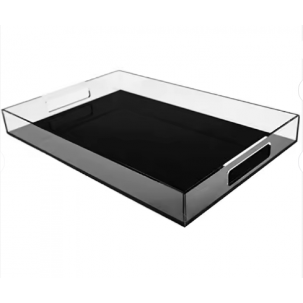 High Quality Eco-Friendly Melamine Plastic Acrylic Tray Square Serving Tray Kitchen Handicrafts Decorative Home Use Food Serving