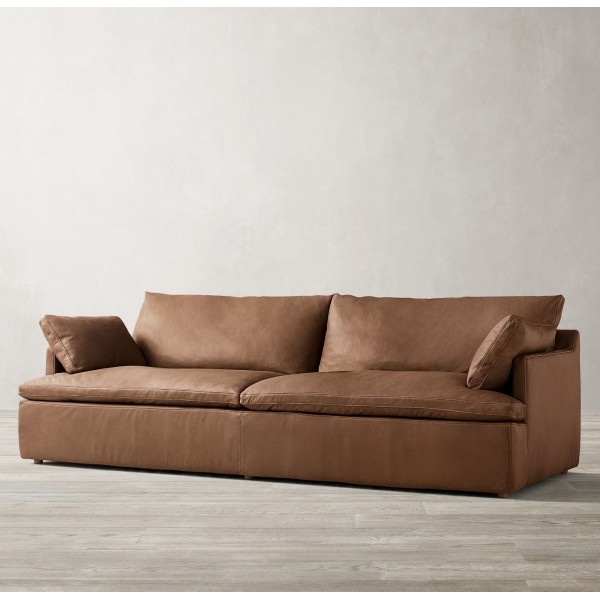 American Exquisite Modular Combination Leather Combination Sofa Villa Club Home Can Customize Living Room Furniture