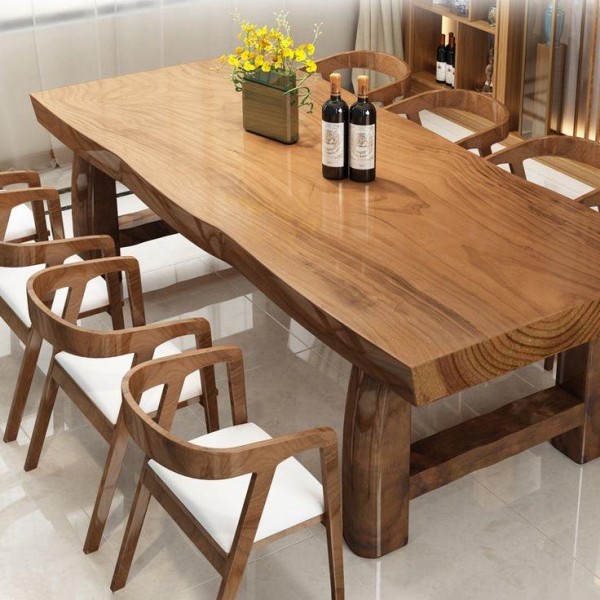 Modern Customize Home Furniture Wicker Rattan Conference Restaurant Office Wood Dining Room Dinner Kitchen Table