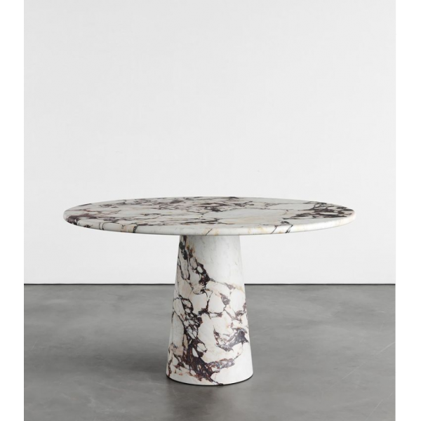 Modern Nordic Marble Round Desk Dining Room Calacatta Violet Customized Natural Kitchen Dining Table 6 Chairs Set New Arrival