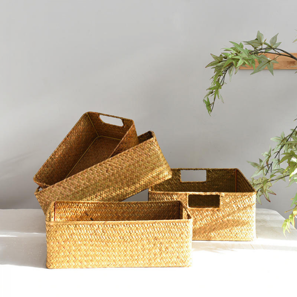 Stylishly Designed Rectangular Desktop Storage Basket for Clothing Snacks Toys-for Home Furnishings and Gifts