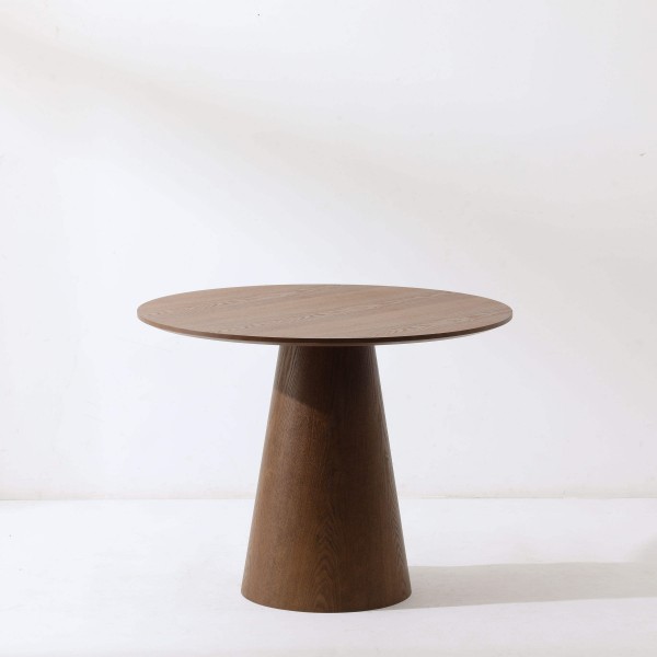 Wholesale Factory Manufacture Modern Nordic Small Restaurant Round Cafe Wooden Dining Table