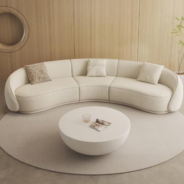 Hot Selling Luxury Couch Contemporary Sofa Set Furniture Modern Living Room Curved Sofa Set