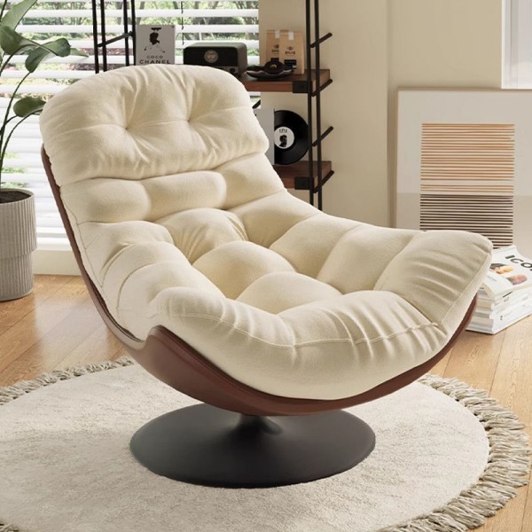 Swivel Chair Luxury Wing Nordic Furniture Modern Hotel Office Armchair Leather Home Velvet Living Room Accent Lounge Sofa Chairs