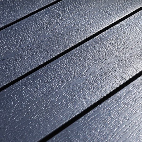 Modern Garden 5 Piece Storage Dining Set Furniture Outdoor Patio Aluminum Plastic Wood Table and 4 Seater Chairs