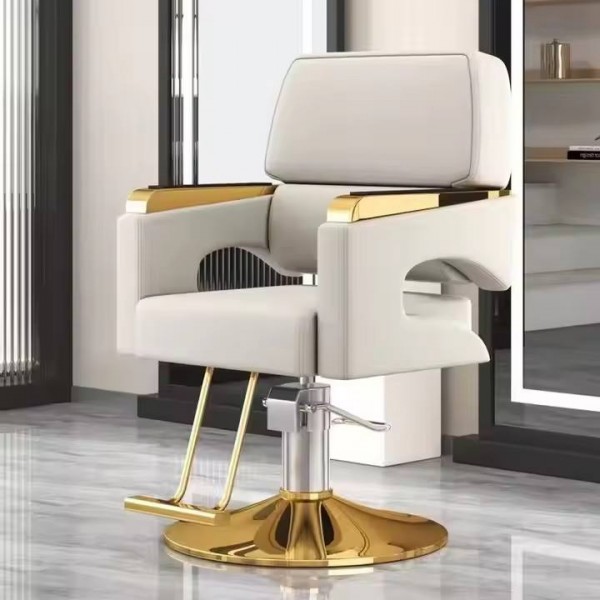 New Salon Chair Reclining Barber Chair Hairdressing Styling Chair Adjustable Barbershop Furniture