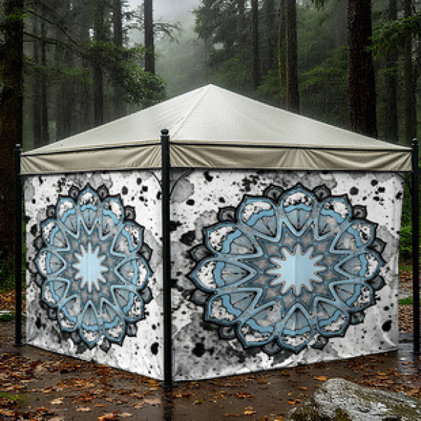 Cross border tent canopy fabric, quick drying, water-resistant, moisture-proof, outdoor picnic canopy, camping canopy, camping canopy